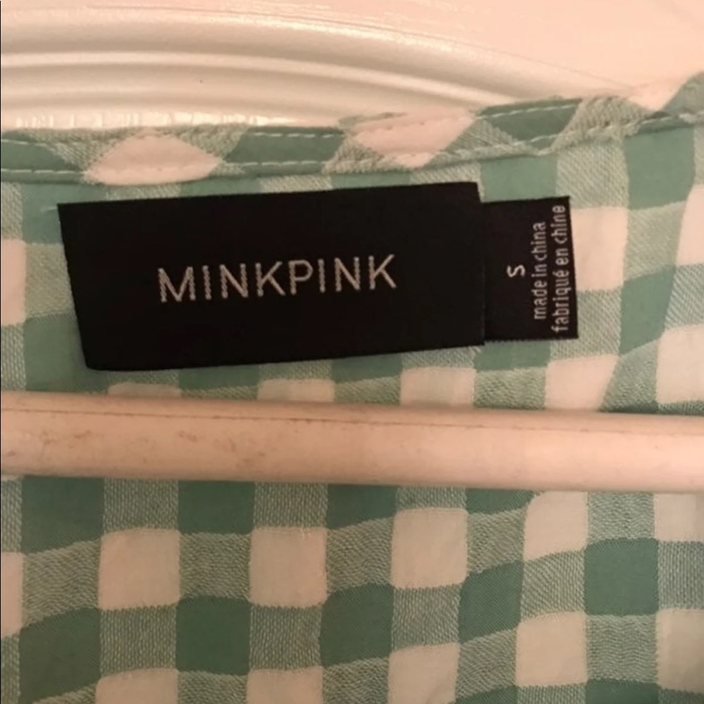 Minkpink Sage Gingham Top - Picture 7 of 8